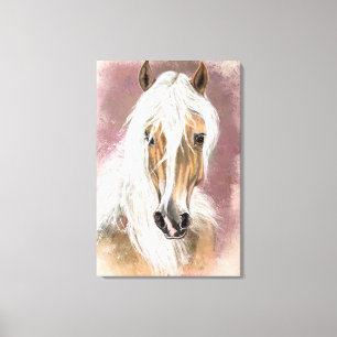Palomino Horse Canvas Print