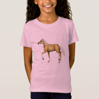 Palomino Horse Girl T-Shirt