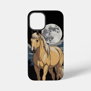 Palomino Horse In Moonlight iPhone 12 Mini Case