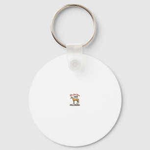 Palomino Horse Lover Vintage Engraving T-Shirt_1 Key Ring