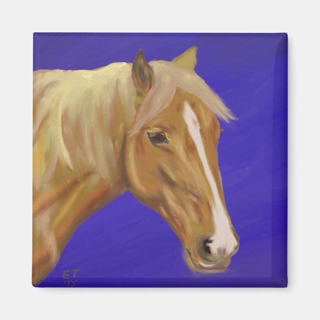 Palomino Horse Magnet (Front)