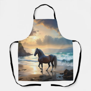 Palomino Horse On The Beach, Apron