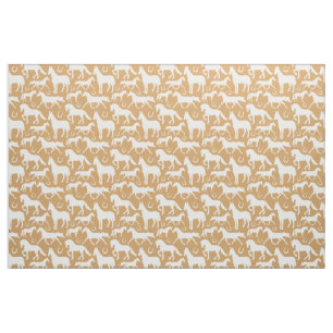 Palomino Horse Pattern Fabric