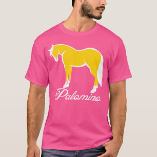 Palomino Horse Quarter Horse Equestrian Cowgirl T-Shirt