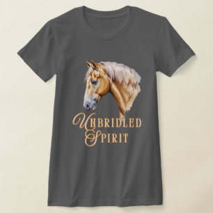 Palomino Horse Unbridled Spirit T-Shirt