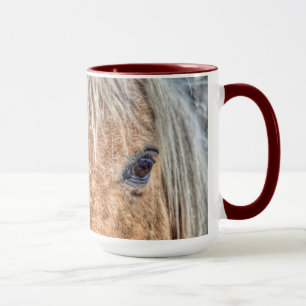 Palomino Horse's Eye Photo Drinking Mug