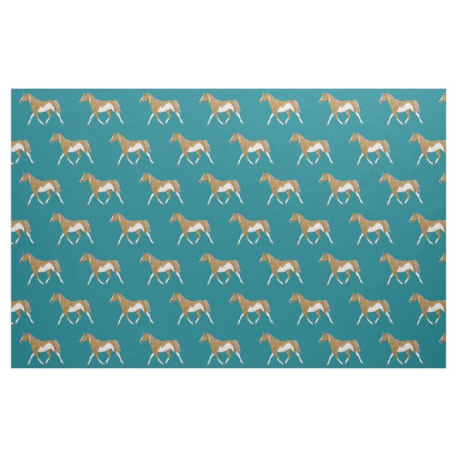 Palomino Paint Horse Fabric (Fat Quarter)