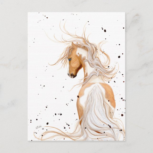 Palomino Paint Majestic by BiHrLe Postcard (Front)