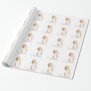 Palomino Paint Pinto Horse -BiHrLe Wrapping Paper