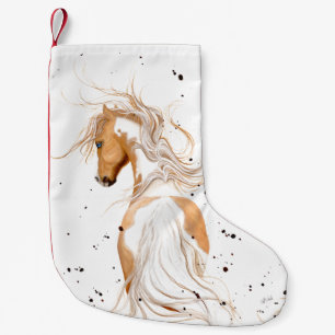 Palomino Paint Pony by Bihrle Christmas Stocking
