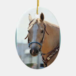 Palomino Pic Ceramic Tree Decoration