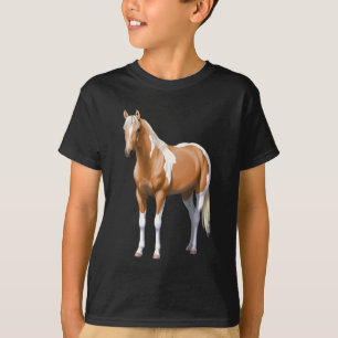 Palomino Pinto Quarter Horse Paint Horse Stallion T-Shirt