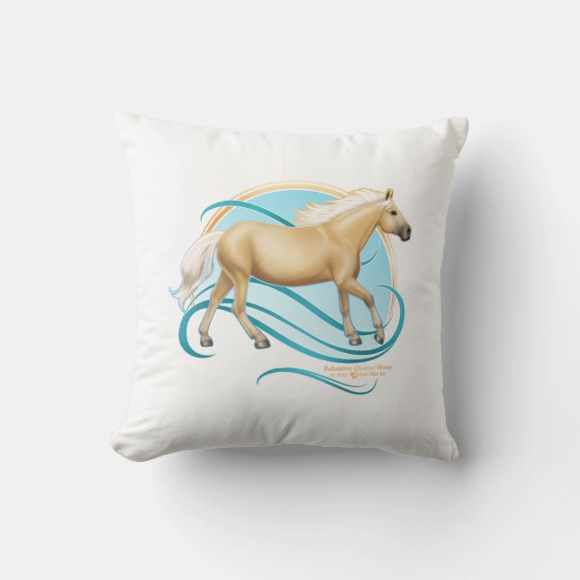 Palomino Quarter Horse Cushion (Front)