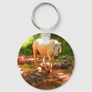 Palomino Quarter Horse Key Ring