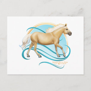 Palomino Quarter Horse Postcard