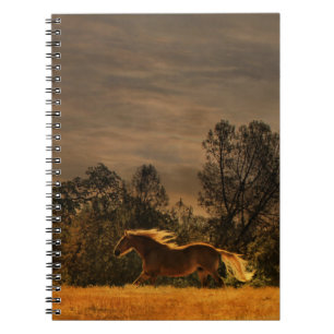 Palomino Running Horse Notebook
