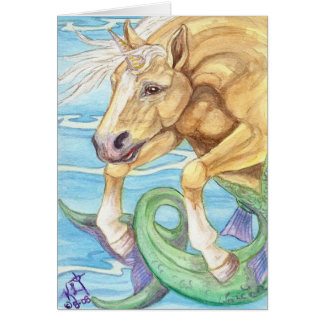 Palomino Unicorn Sea Horse