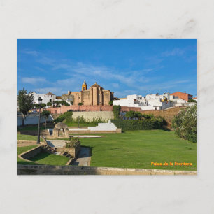 Palos de la Frontera in Spain, travel Postcard