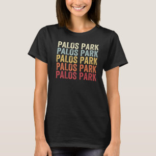 Palos Park Illinois Palos Park IL Retro Vintage Te T-Shirt