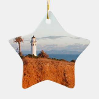 Palos Verdes Lighthouse Ceramic Tree Decoration