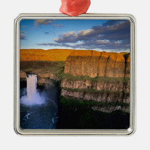 Palouse Falls in Washington Metal Tree Decoration