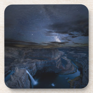 Palouse Falls Park & Milky Way Washington State Coaster