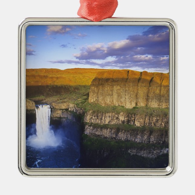 Palouse Falls State Park in Washington Metal Tree Decoration (Front)