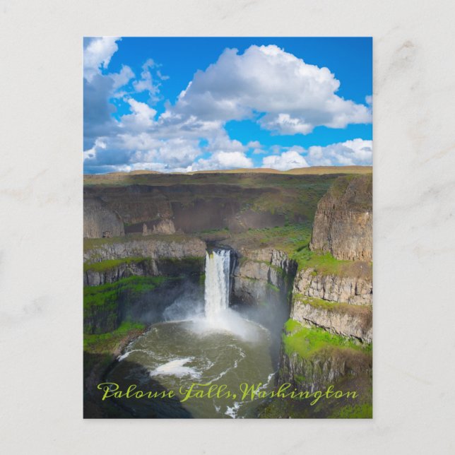 Palouse Falls Washington State Postcard (Front)