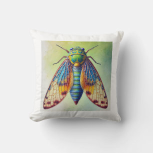Palpopleura Dragonfly 270824IREF223 - Watercolor Cushion