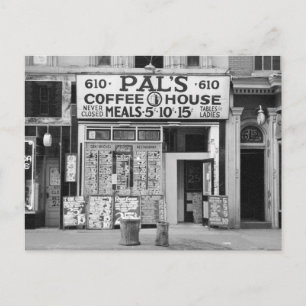 Pal's Coffee House, 1939 Postcard