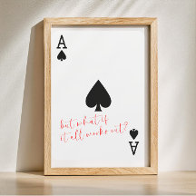 Palying Card Anniversary gift ace of spades