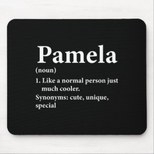 Pamela Name Definition Funny D  Mouse Mat