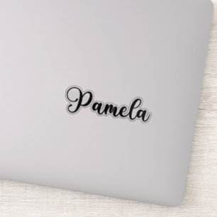 Pamela Name - Handwritten Calligraphy