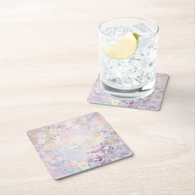 Pamela Paper Square Coasters (Insitu)