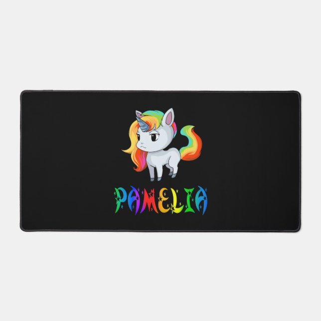 Pamelia Unicorn Desk Mat (Front)