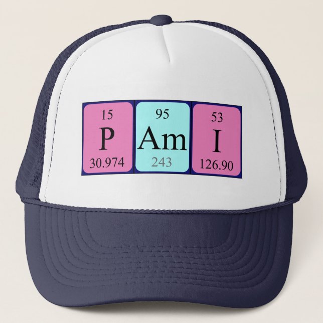 Pami periodic table name hat (Front)