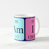 Pami periodic table name mug (Front Right)