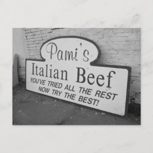 Pami's Italian Beef Postcard