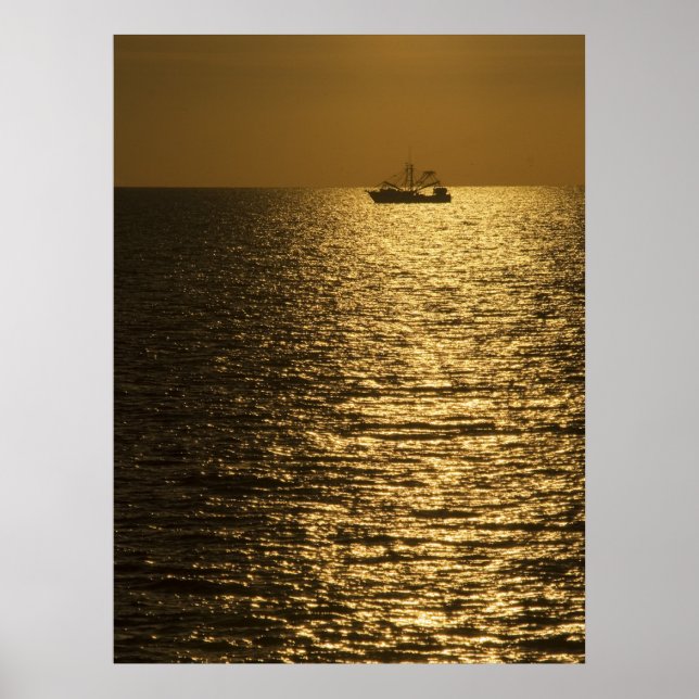Pamlico Sound Sunset Poster (Front)