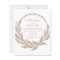 Pampas Floral Wedding Invitation  