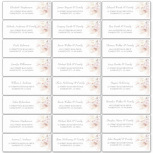 Pampas Grass Anthuriums Guest Name Address Labels