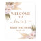 Pampas Grass Baby Shower Welcome sign