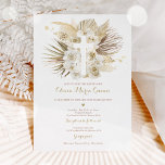 Pampas Grass Bohemian Baptism Boho Christening Invitation<br><div class="desc">Pampas Grass Bohemian Baptism Boho Christening Invitation 
All designs are © PIXEL PERFECTION PARTY LTD</div>