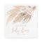 Pampas grass boho bohemian baby shower napkins