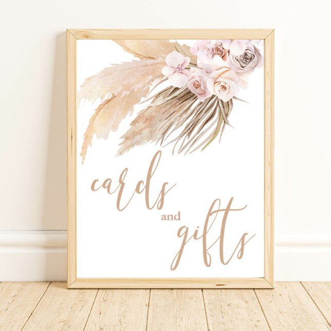 Pampas grass boho desert cards and gifts sign (Creator Uploaded)