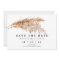 Pampas Grass Boho Wedding Save The Date Card