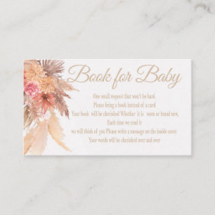 Pampas Grass book for baby, Desert, Bohemian art Business Card
