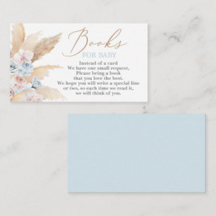 Pampas Grass Boy Books for Baby Enclosure Card