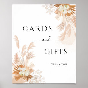 Pampas Grass Cards and Gifts Wedding Sign