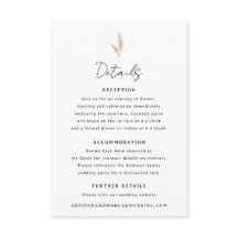 Pampas Grass Desert Landscape Boho Wedding Details